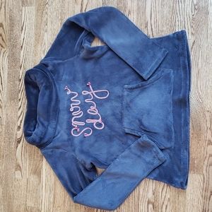 (M) Denver Hayes "Snow Day" Fuzzy Plush Pull Over Sweater Cozy Loose Turtle Neck